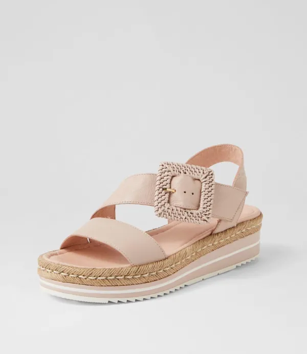 Women DJANGO & JULIETTE Atory Rose Leather Sandals