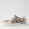 Women ZIERA Audry W Bright Metallic Multi Leather Sneakers