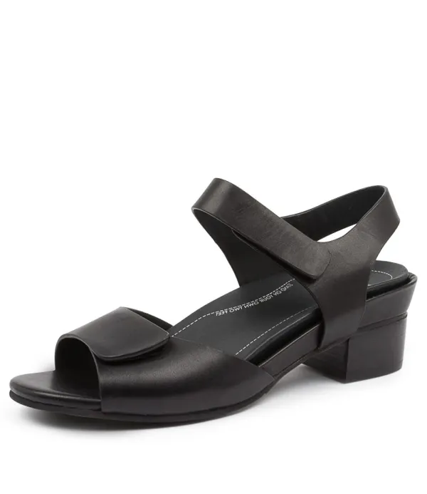 Women ZIERA Ava Xw Black Leather