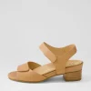 Women ZIERA Ava Xw Cappuccino Leather Sandals
