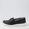 Women ROCKPORT Ayva Washable Penny Black Leather Loafers