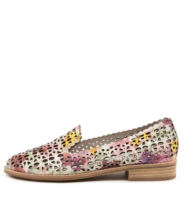 Women DJANGO & JULIETTE Ayvler White Multi Lea