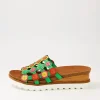 Women DJANGO & JULIETTE Badabing Spearmint Bright Multi Leather Mukes