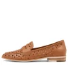 Women DJANGO & JULIETTE Balder Dark Tan Leather Loafers