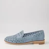 Women DJANGO & JULIETTE Balder Denim Leather Loafers