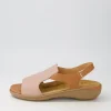 Women ZIERA Balinto W Blush Tan Leather Sandals