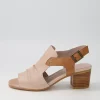 Women DJANGO & JULIETTE Ballarat Cafe Dark Tan Leather Sandals