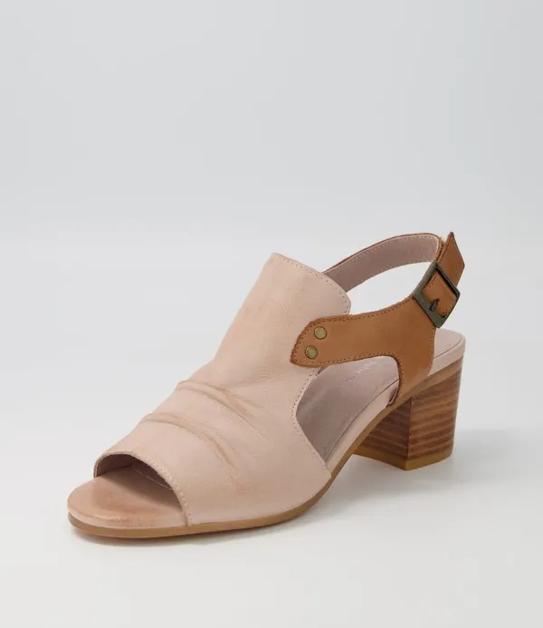 Women DJANGO & JULIETTE Ballarat Cafe Dark Tan Leather Sandals