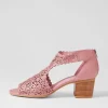 Women DJANGO & JULIETTE Bames Pretty Pink Leather Sandals
