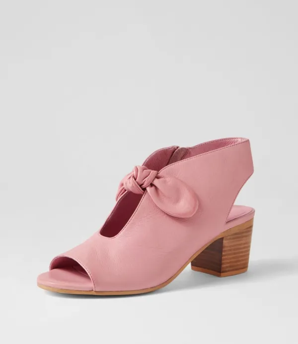 Women DJANGO & JULIETTE Banana Pretty Pink Leather Sandals