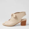 Women DJANGO & JULIETTE Banana Vanilla Leather Sandals