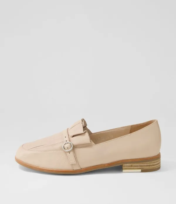 Women DJANGO & JULIETTE Banzos Nude Leather Loafers