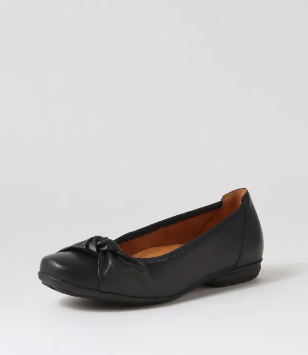 Women GABOR Barbel Night Leather Ballet Flats