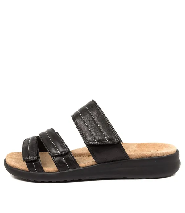 Women ZIERA Barbra Xw Black-Black Lea
