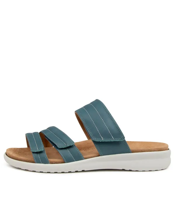 Women ZIERA Barbra Xw Blue-White Lea