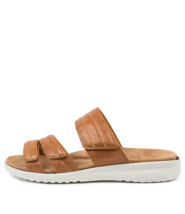 Women ZIERA Barbra Xw Tan-White Lea