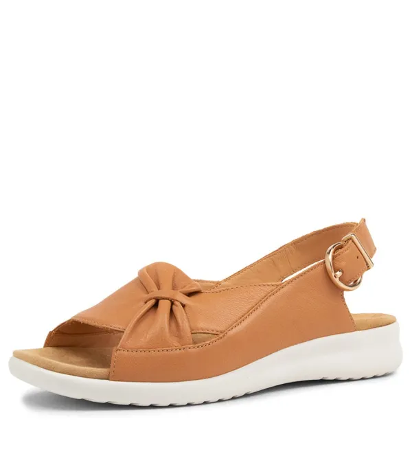 Women ZIERA Bari Xw Zr Tan White Sole Leather