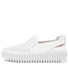 Women DJANGO & JULIETTE Bartas White Leather Sneakers