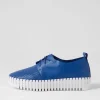 Women DJANGO & JULIETTE Batu Cobalt White Leather Sneakers