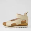 Women DJANGO & JULIETTE Beasla Almond Leather Sandals