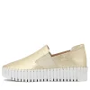 Women DJANGO & JULIETTE Becca Gold Croco Leather Sneakers Ws