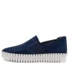 Women DJANGO & JULIETTE Becca Navy Suede Sneakers Ws