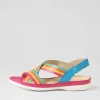 Women ZIERA Bellmont W Bright Multi Leather Sandals