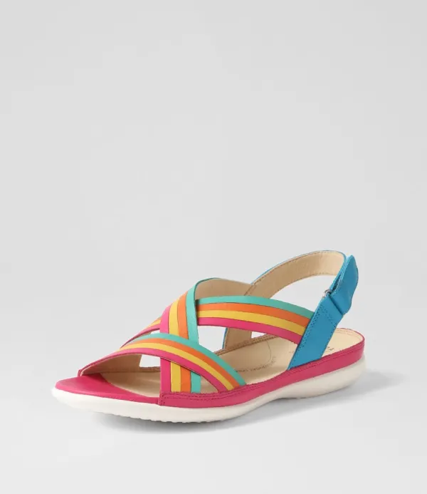 Women ZIERA Bellmont W Bright Multi Leather Sandals