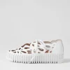 Women DJANGO & JULIETTE Bello White Leather Sneakers