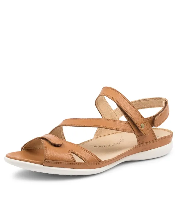 Women ZIERA Belta W Dk Tan Leather