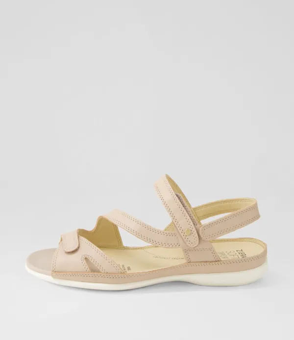 Women ZIERA Belta W Nude Leather Sandals