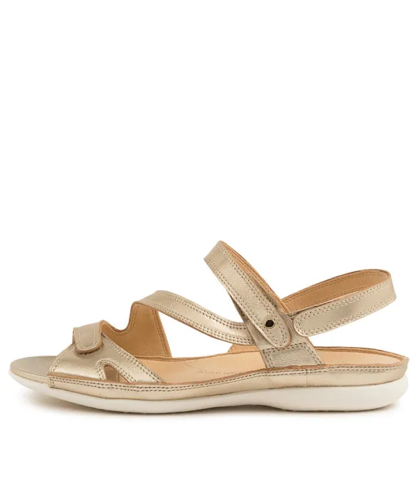 Women ZIERA Belta W Pale Gold Leather