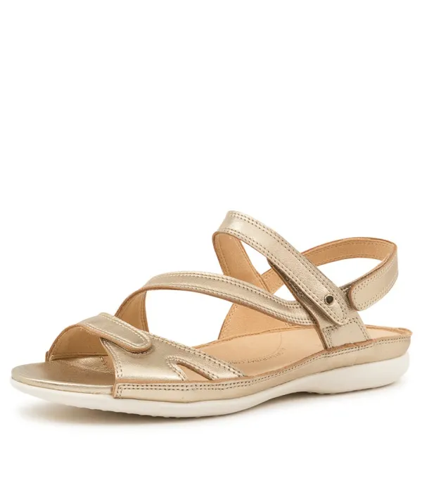 Women ZIERA Belta W Pale Gold Leather