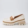 Women DJANGO & JULIETTE Beltomas Vanilla Box Tan Leather Heels