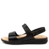 Women ZIERA Benji Xw Black-Black Lea
