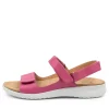 Women ZIERA Benji Xw Fuchsia-Wht Leat