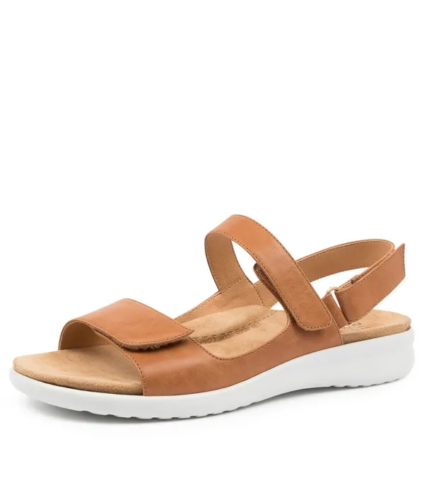 Women ZIERA Benji Xw Tan-Wht Leather