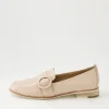 Women DJANGO & JULIETTE Benza Latte Wrinkle Patent Leather Flat Shoes