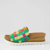 Women DJANGO & JULIETTE Berton Spearmint Multi Mules