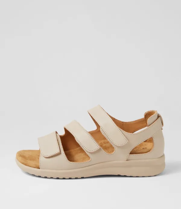 Women ZIERA Bexleys Xw Almond Leather Sandals