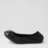 Women DJANGO & JULIETTE Beyond Black Leather Ballet Flats