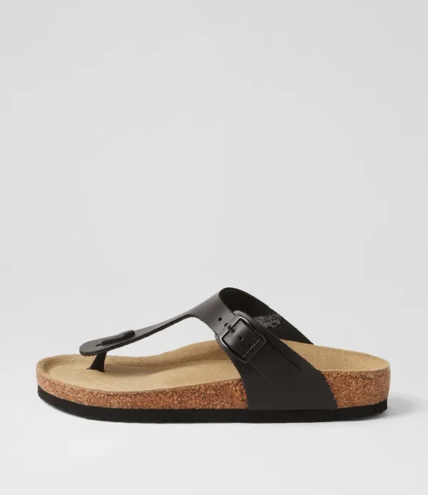 Women JOSEF SEIBEL Bianca 02 Schwarz Leather Sandals