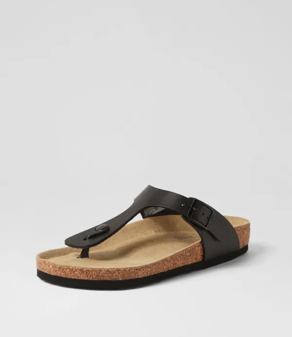 Women JOSEF SEIBEL Bianca 02 Schwarz Leather Sandals