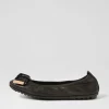Women DJANGO & JULIETTE Biddies Black Leather Flat Shoes