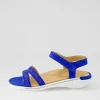 Women ZIERA Bieda W Cobalt Jewels Suede Sandals