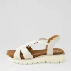 Women ARA Bilbao 12 Cream Leather Sandals