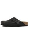 Women BIRKENSTOCK Boston Black Smooth Leather
