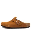 Women BIRKENSTOCK Boston Sfb Mink Suede
