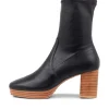 Women MOLLINI Brave Black Stretch Ankle Boots