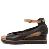 Women DJANGO & JULIETTE Brayan Black-Dk Tan Lea